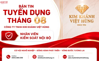 TUYỂN DỤNG NHÂN VIÊN KIỂM SOÁT NỘI BỘ 