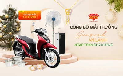 CÔNG BỐ KẾT QUẢ BỐC THĂM TRÚNG THƯỞNG CHƯƠNG TRÌNH GIÁNG SINH AN LÀNH – NGẬP TRÀN QUÀ KHỦNG