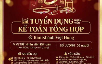 TUYỂN DỤNG NHÂN VIÊN KẾ TOÁN - KIM KHÁNH VIỆT HÙNG