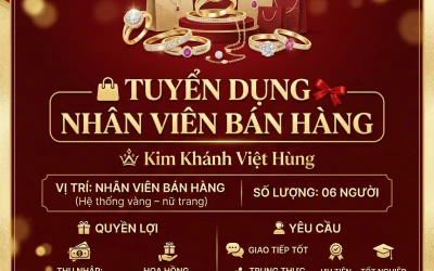 TUYỂN DỤNG NHÂN VIÊN BÁN HÀNG - KIM KHÁNH VIỆT HÙNG