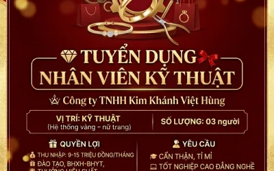 TUYỂN DỤNG NHÂN VIÊN KỸ THUẬT