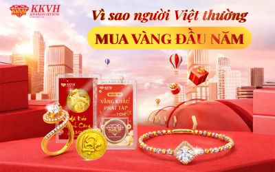 VÌ SAO NGƯỜI VIỆT THƯỜNG MUA VÀNG ĐẦU NĂM?